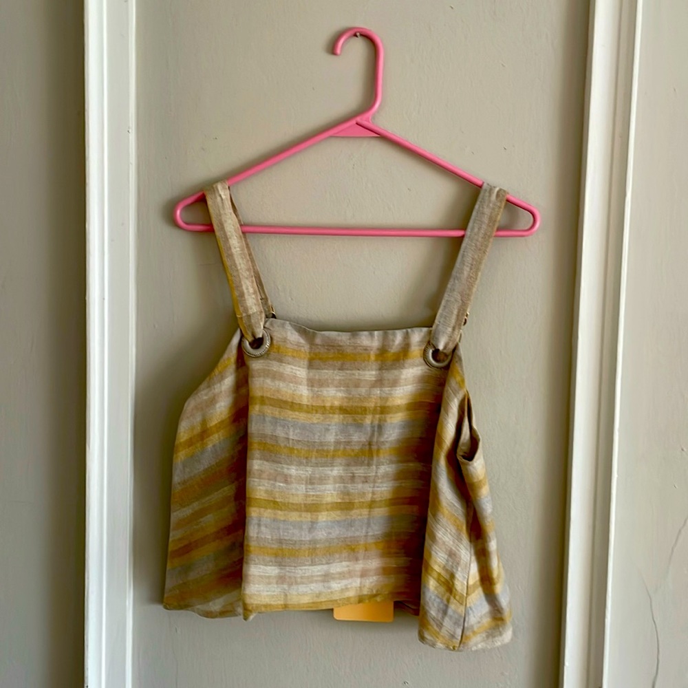 linen Sancia blouse NWT